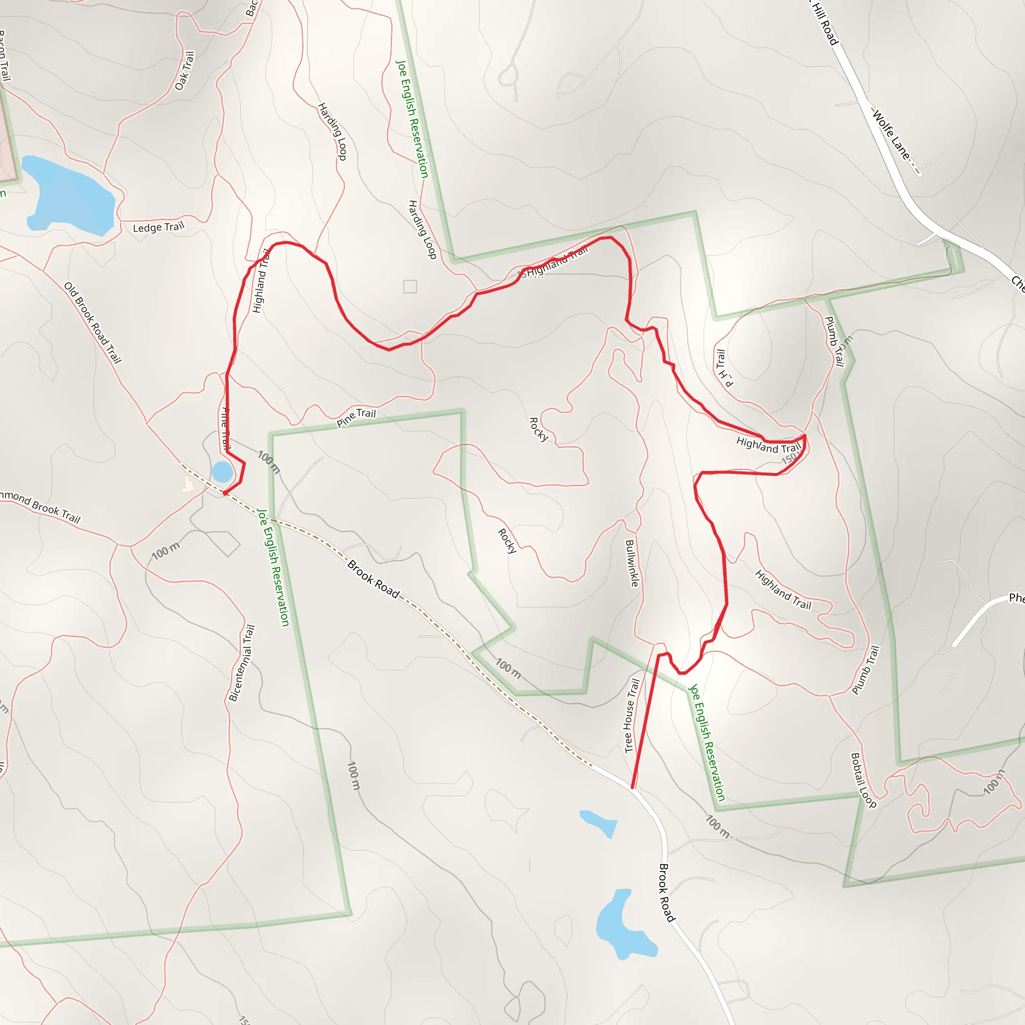 Plumb Memorial Forest mobile static map