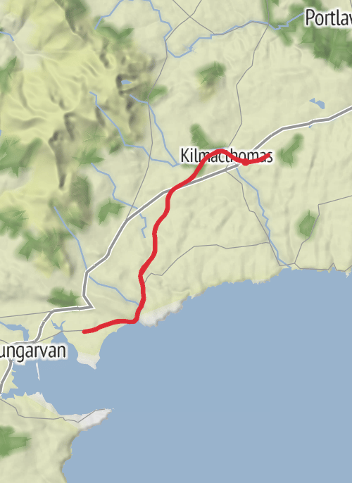 County Waterford Cycling mobile static map