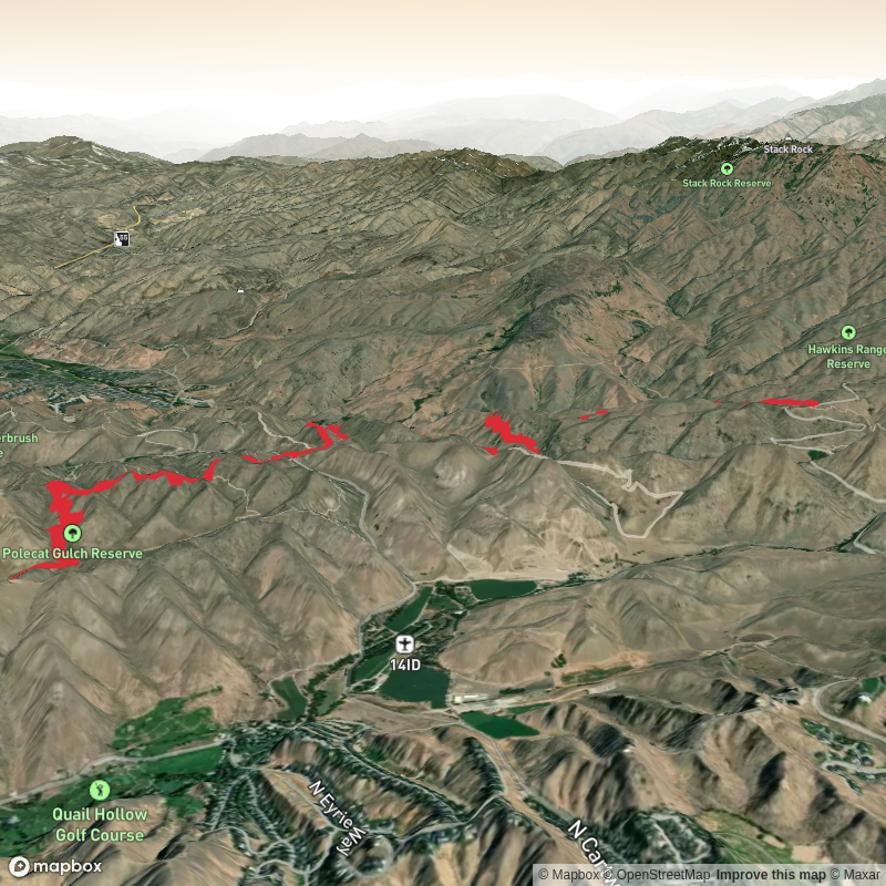 Polecat Gulch to Peggy’s trail to Sweet Connie to Bogus Basin Road