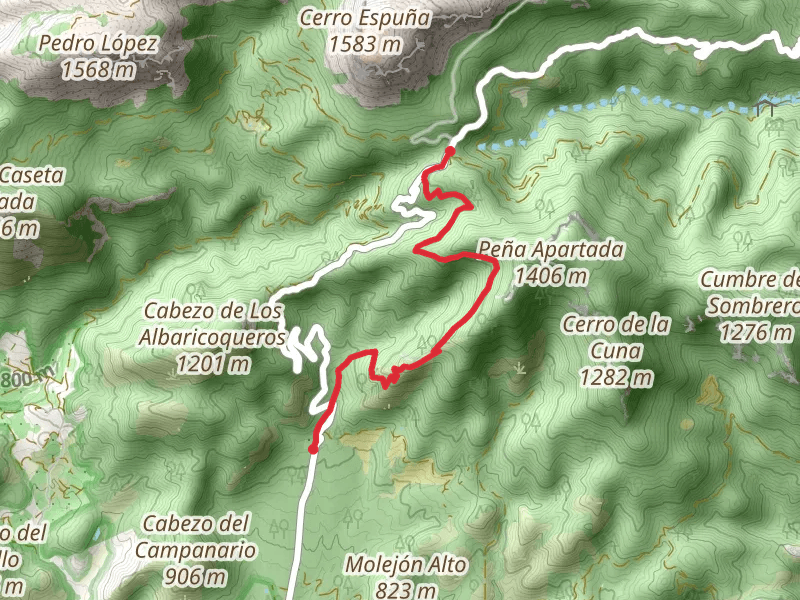 Path of the Barranco de los Ballesteros - Espuña PR MU 60
