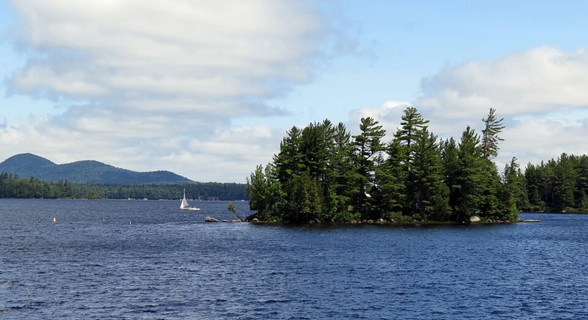 An image depicting the trail Lower Pond Out and Back and its surrounding area.