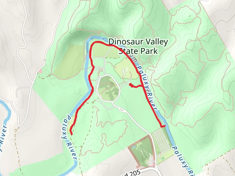Paluxy River and Blue Hole Trail