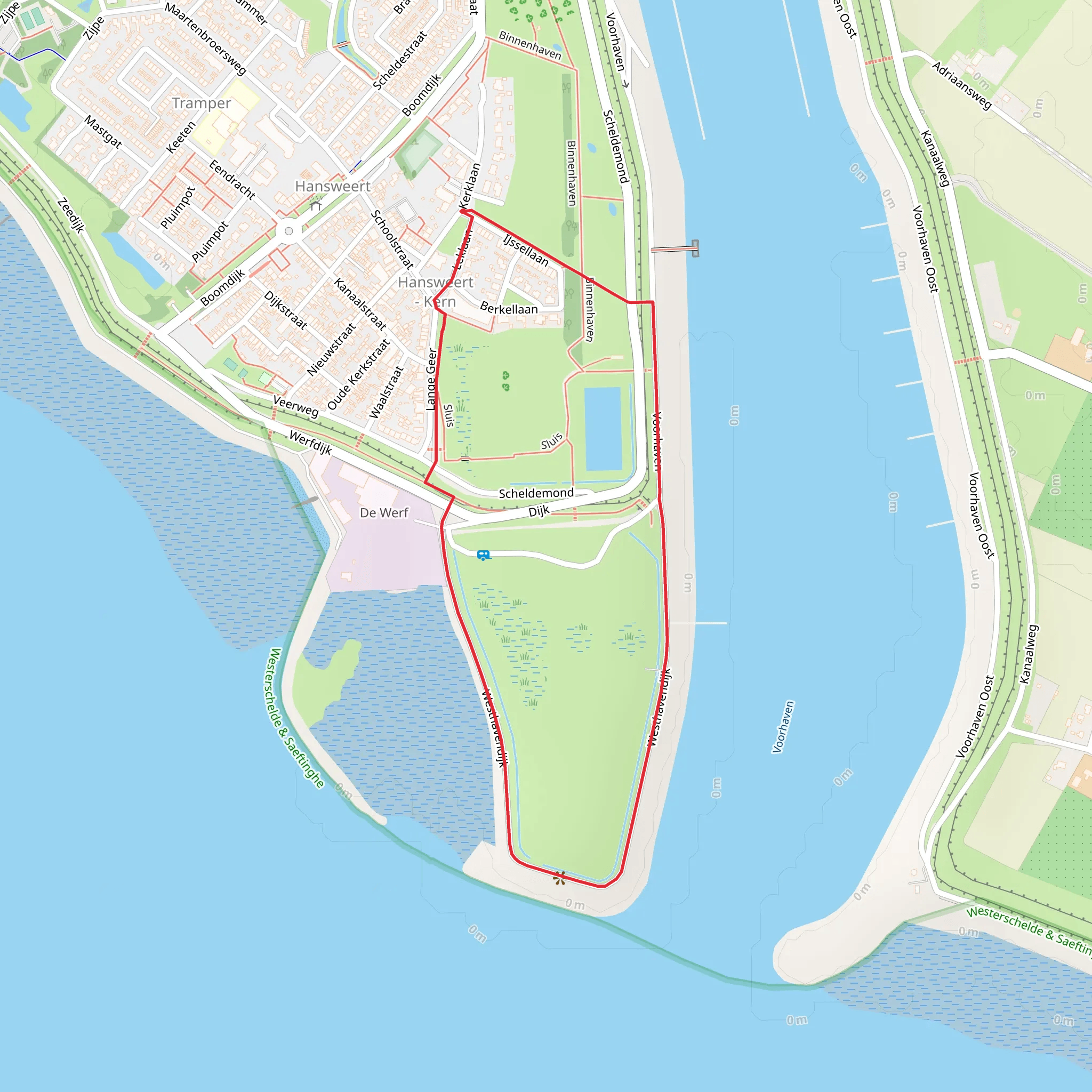 Radartoren Loop mobile static map