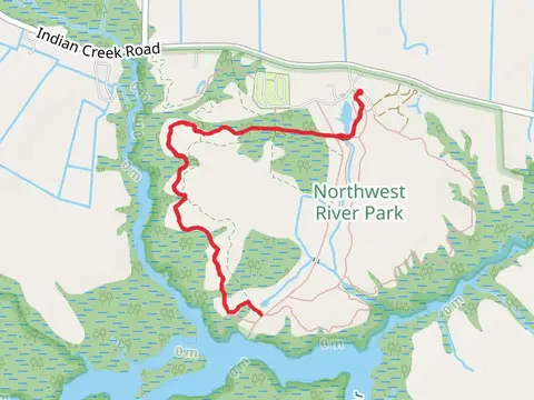 Indian Creek Trail from Lake Lesa