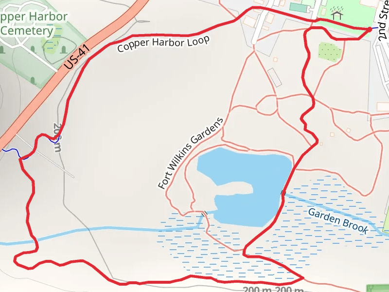 Garden Brook 1 and Cooper Harbor Loop