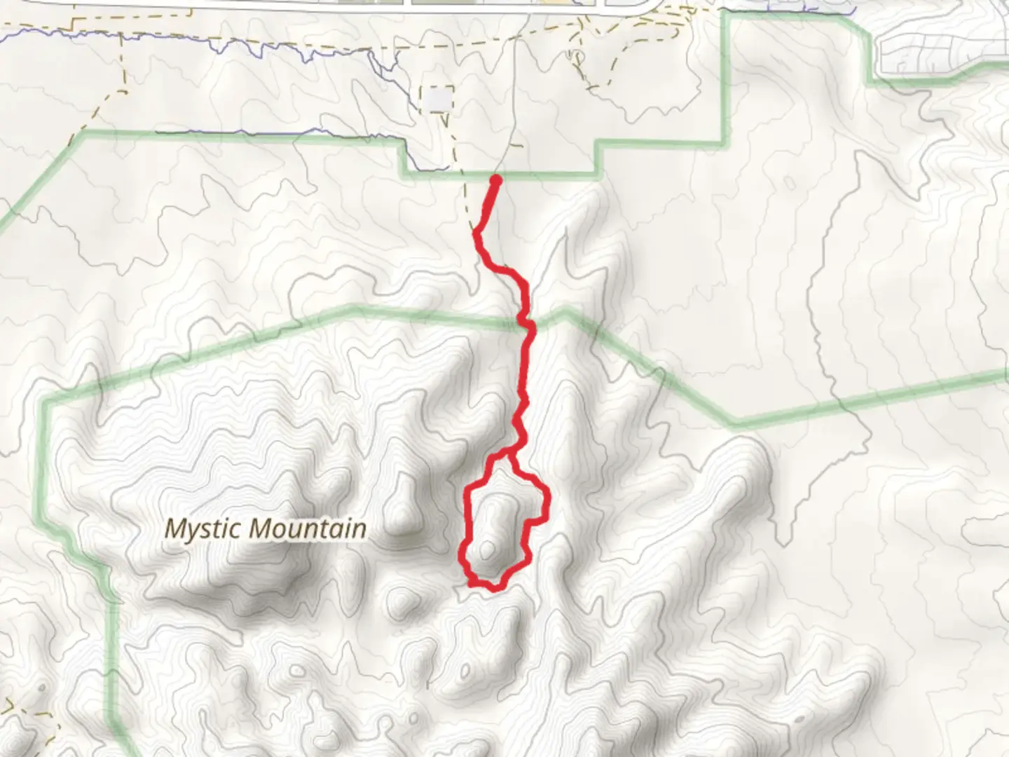 An image depicting the trail Cowboy - Petroglyph Loop Trail and its surrounding area.