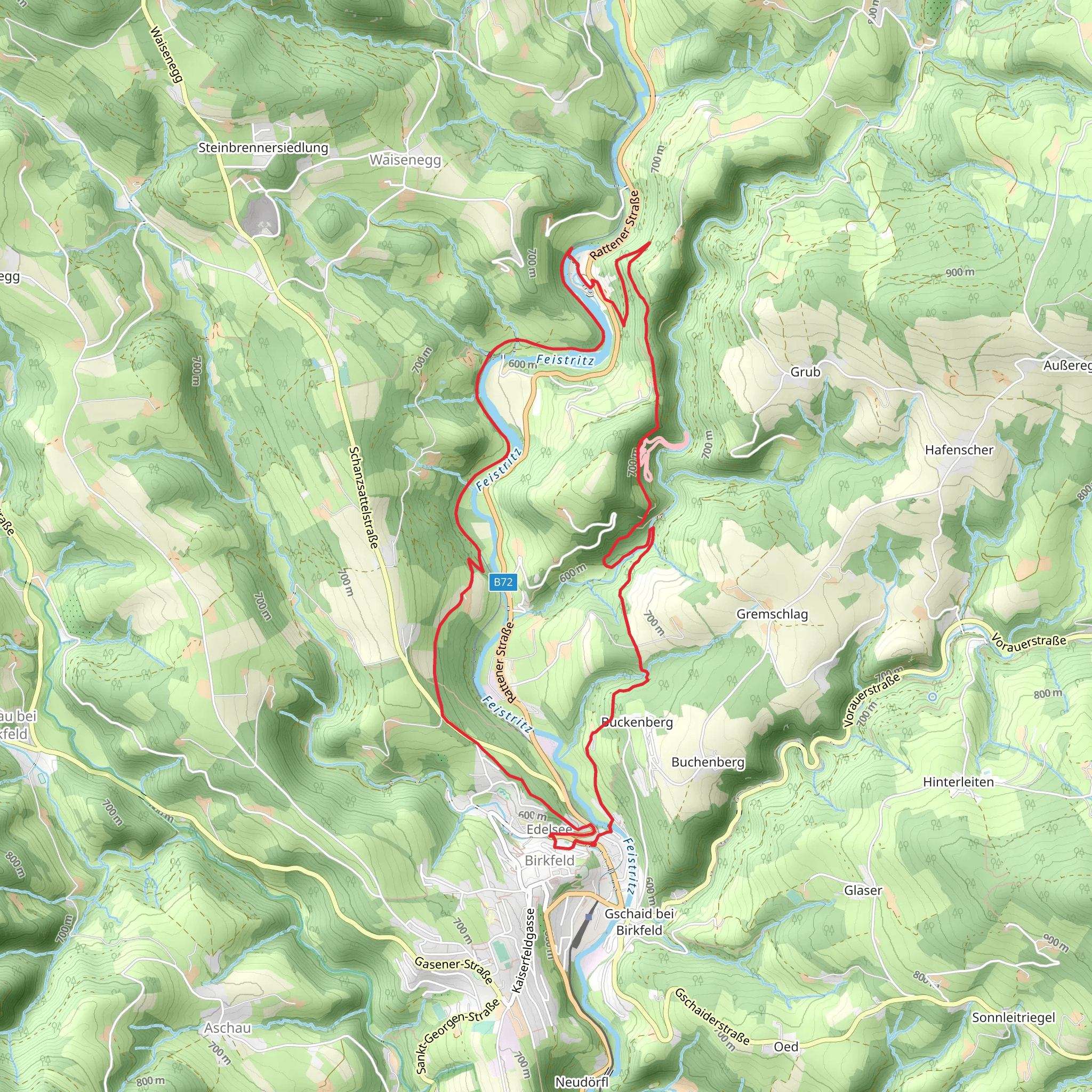 Birkfeld - Hoamat Loop mobile static map