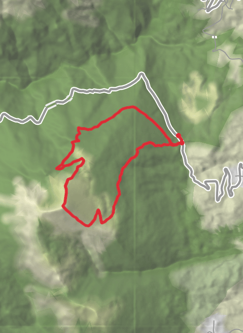 Monte Foltrone mobile static map
