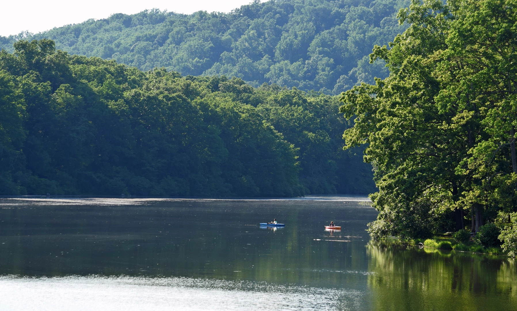 An image depicting the trail Deep Creek Lake via Perkiomen Trail and its surrounding area.