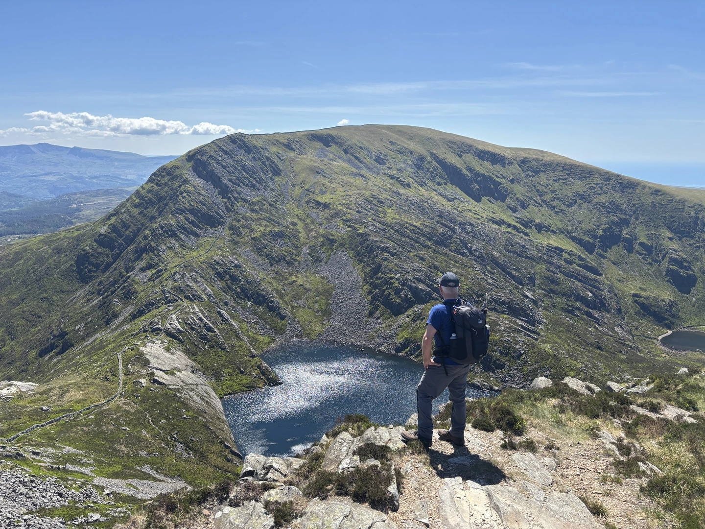 An image depicting the trail Rhinogydd 700m Summits Circular and its surrounding area.