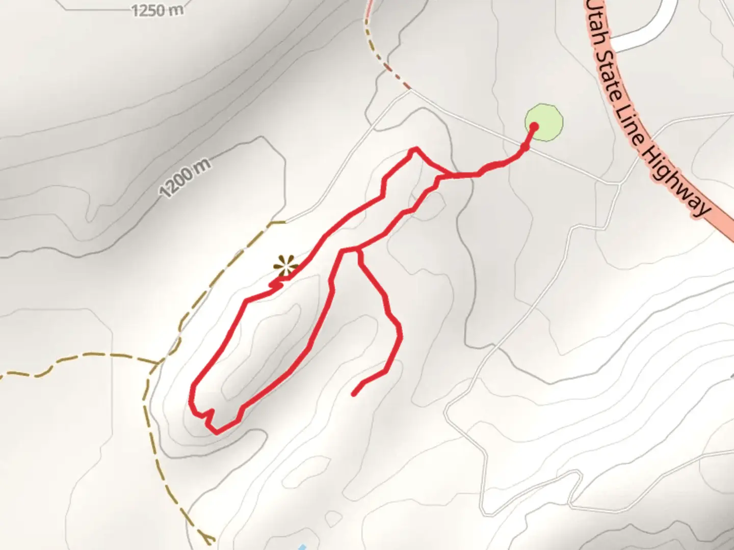 An image depicting the trail Beehive Loop Trail and its surrounding area.