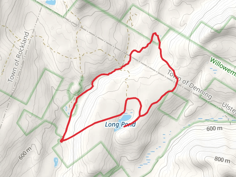 Snowmobile and Long Pond Loop Trail