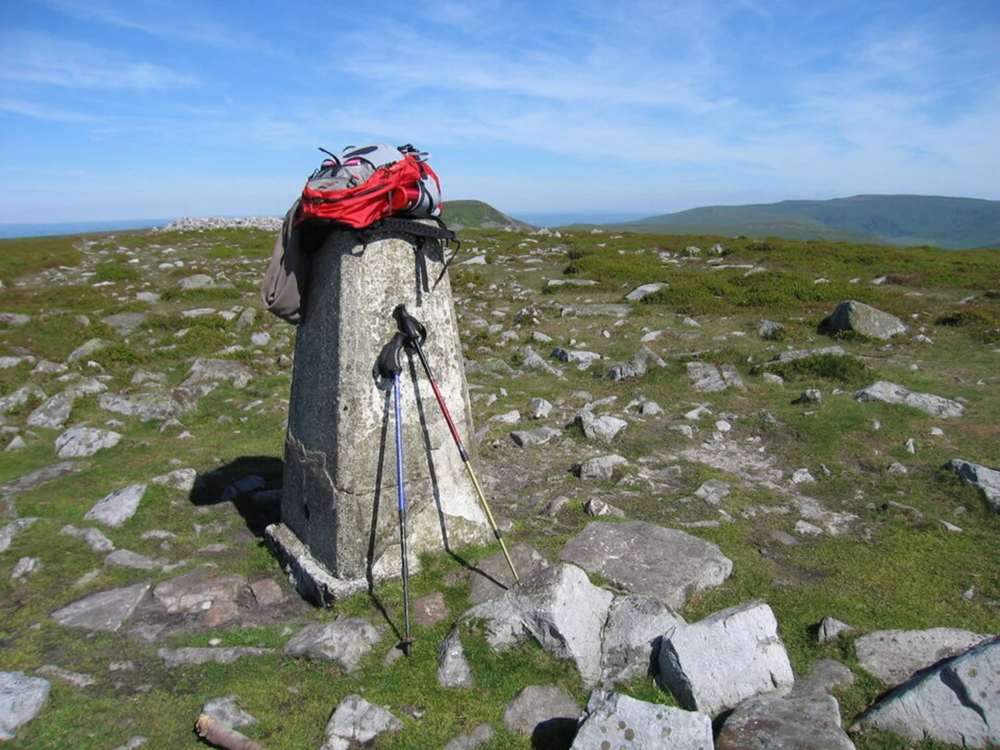 An image depicting the trail Pen Cerrig Calch Walk and its surrounding area.