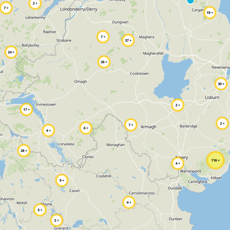County Tyrone Static Map