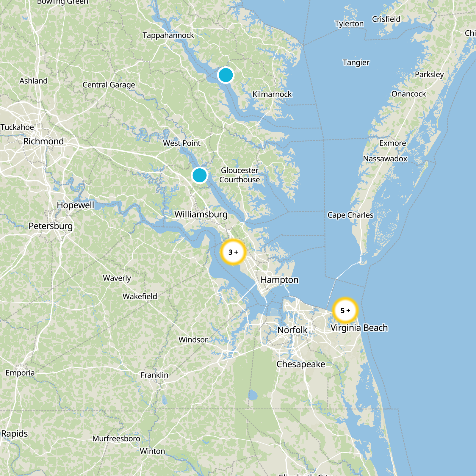 Newport News Static Map