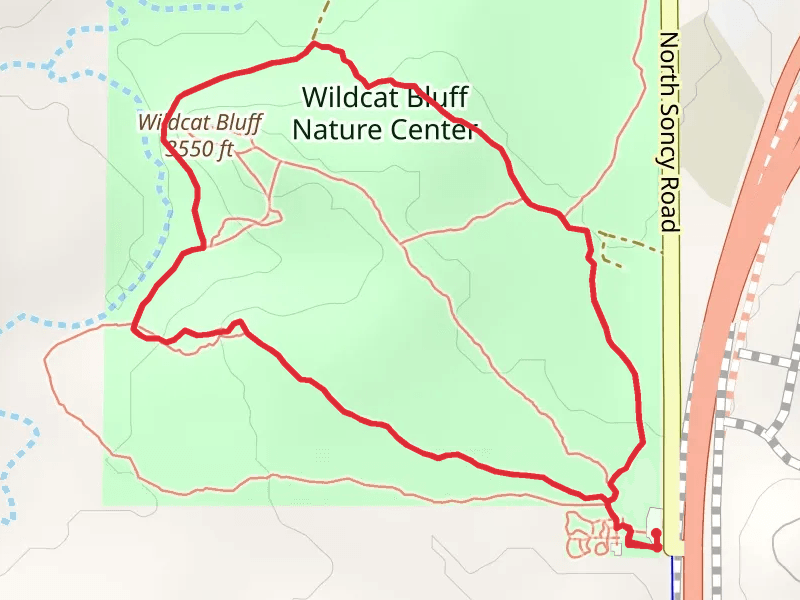 Wildcat Bluff Nature Center Loop