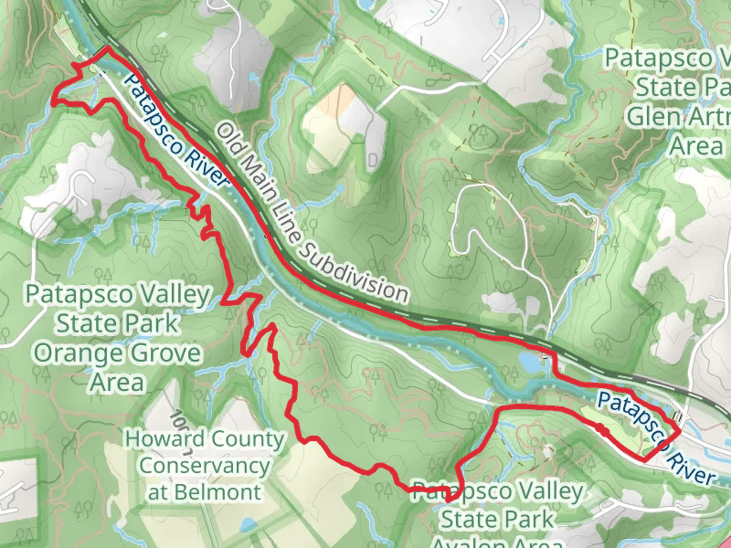 Avalon Mill Race and Ridge Loop Trail