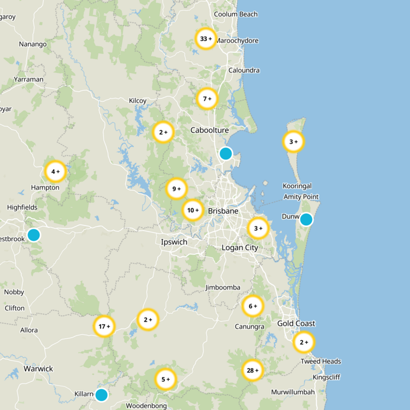 Brisbane City Static Map