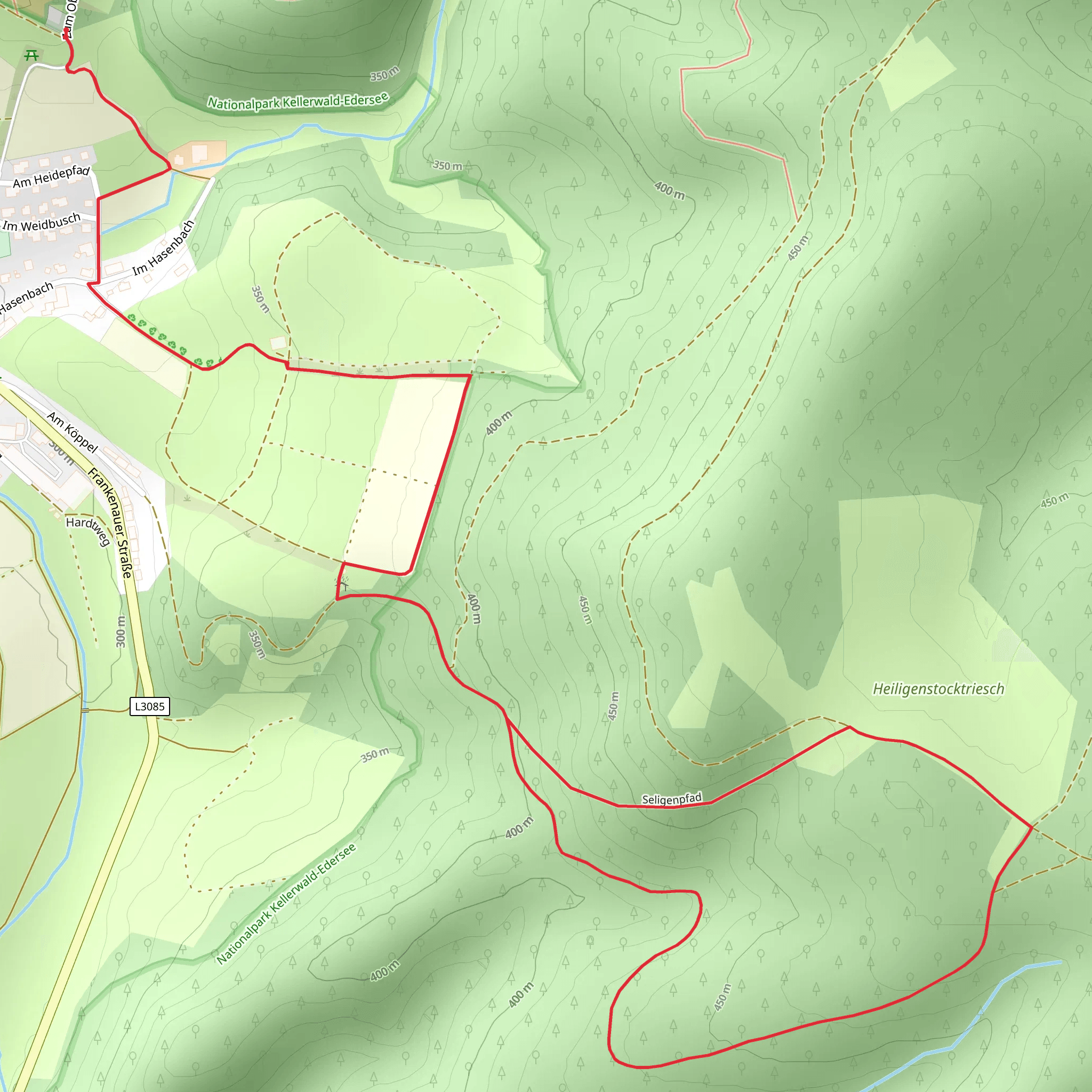 Mittelruck Loop mobile static map