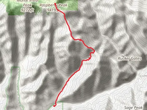 Raspberry Saddle and Raspberry Ridge Trail
