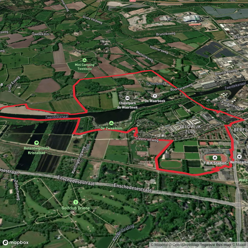 Twentekanaal via Rondje Hengelo