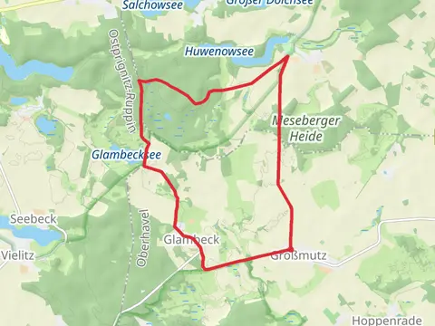 Glambeck, Glambecksee and Muhlensee Loop