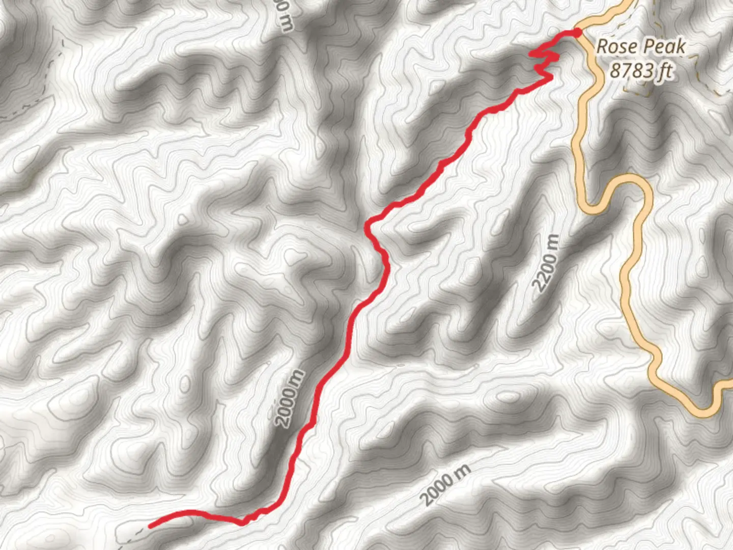 An image depicting the trail Bear Canyon Trail and its surrounding area.