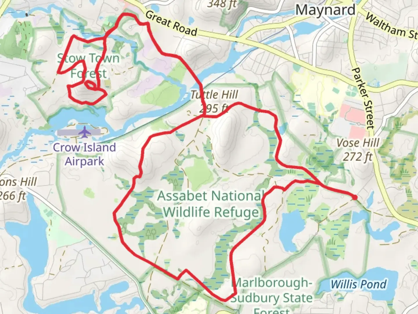 An image depicting the trail Taylor Way, Blue Trail and Patrol Road Loop Trail and its surrounding area.