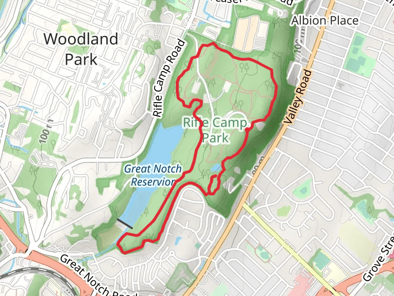 Great Notch Reservior - Yellow Loop Trail