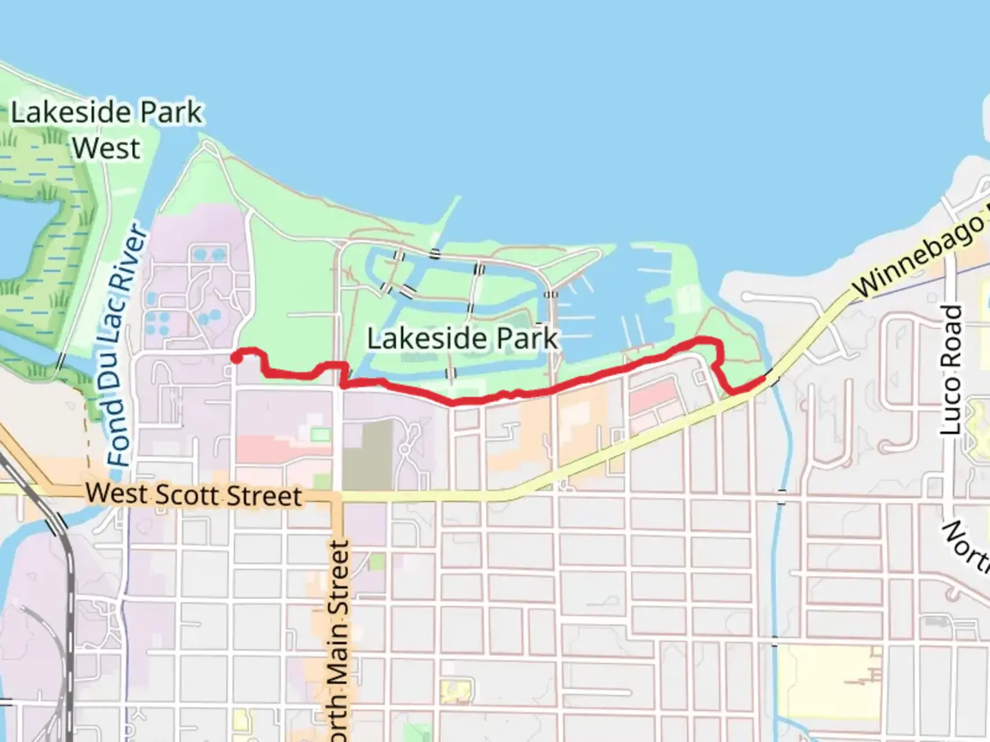 An image depicting the trail Harbor View Trail and its surrounding area.