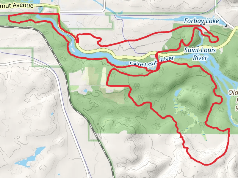 Saint Louis River, Summer Trail and Superior Hiking Loop Trail