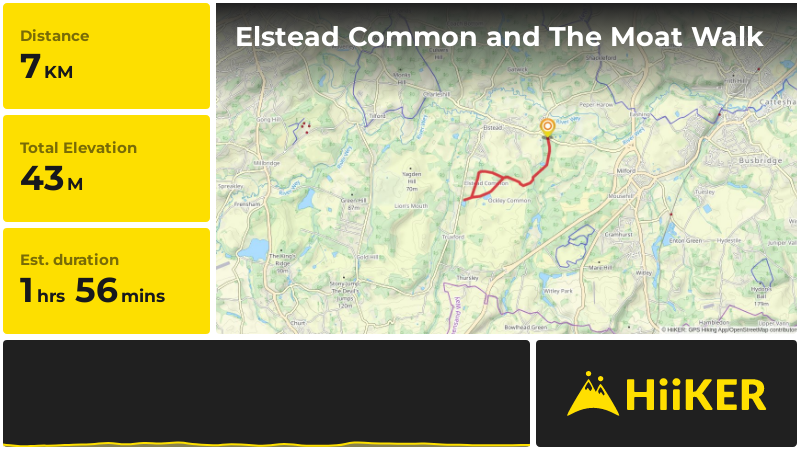 Elstead Common and The Moat Walk | Surrey | England