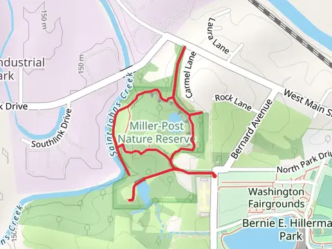 Loop beside Saint Johns Creek