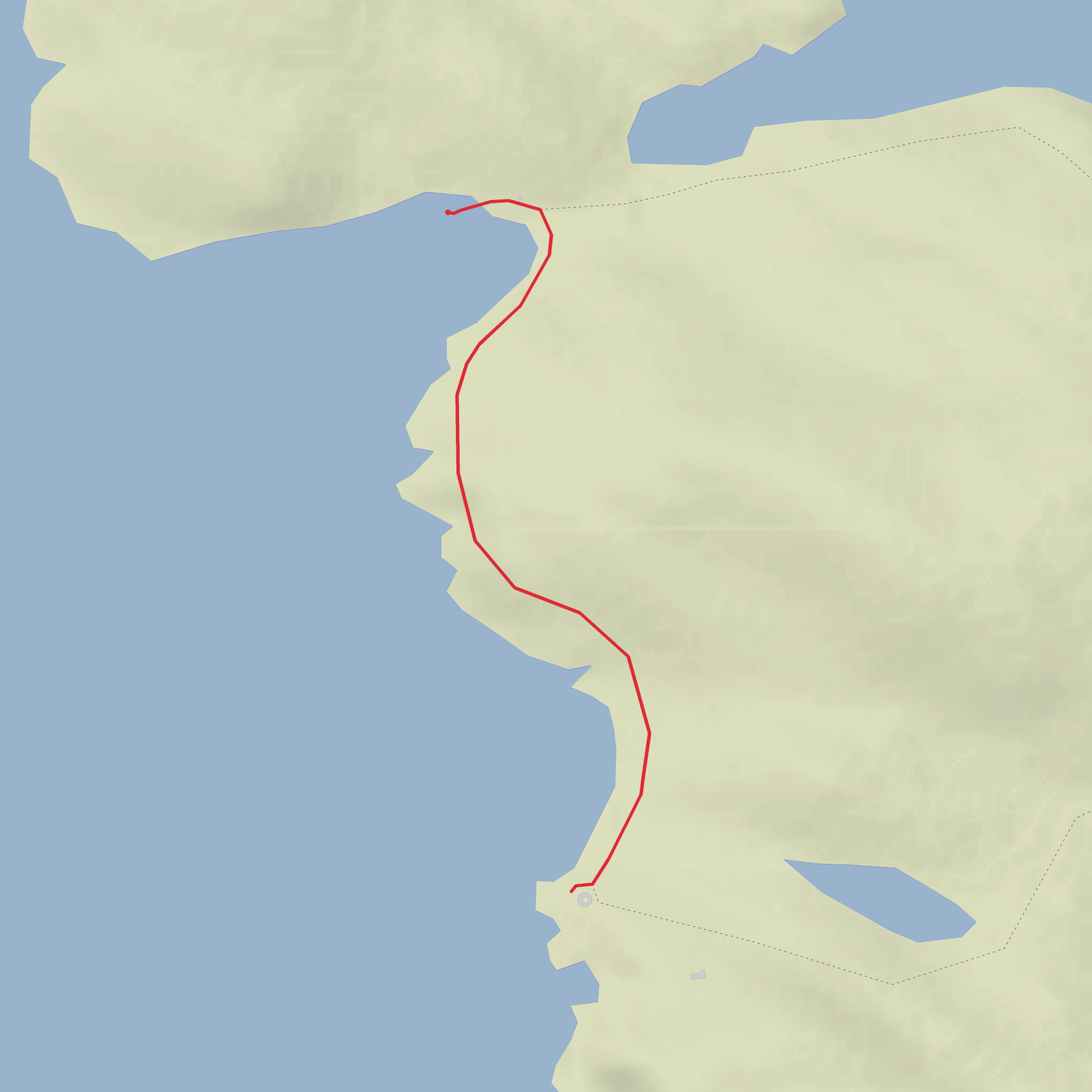 Broch of Mousa mobile static map