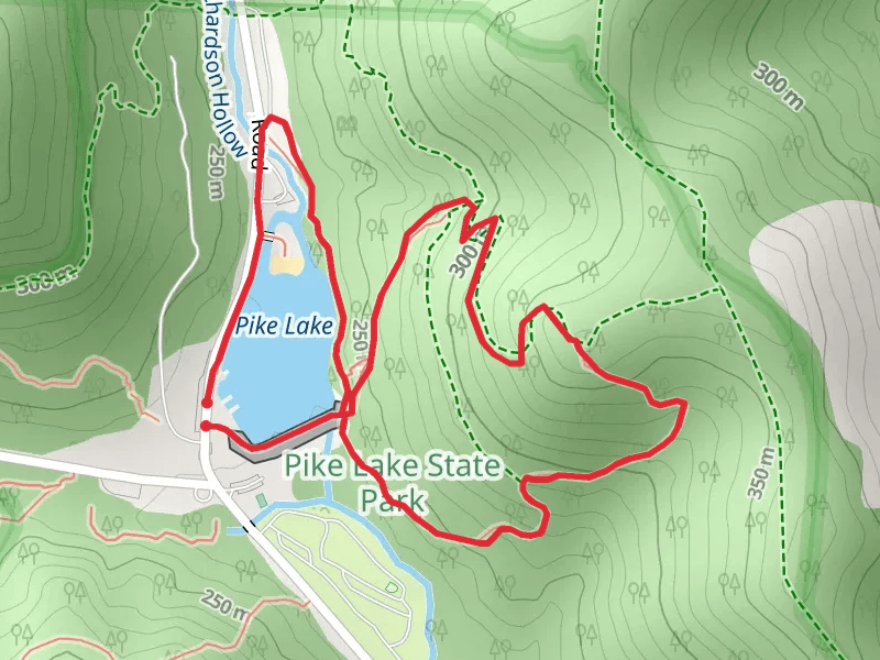 Pike Lake, Buckeye and Mitchell Ridge Loop Trail