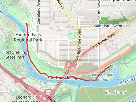 Mississippi River and Old Watergate Marine