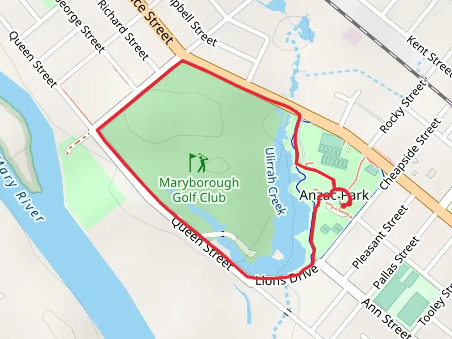 An image depicting the trail Ululah Lagoon Trail and its surrounding area.