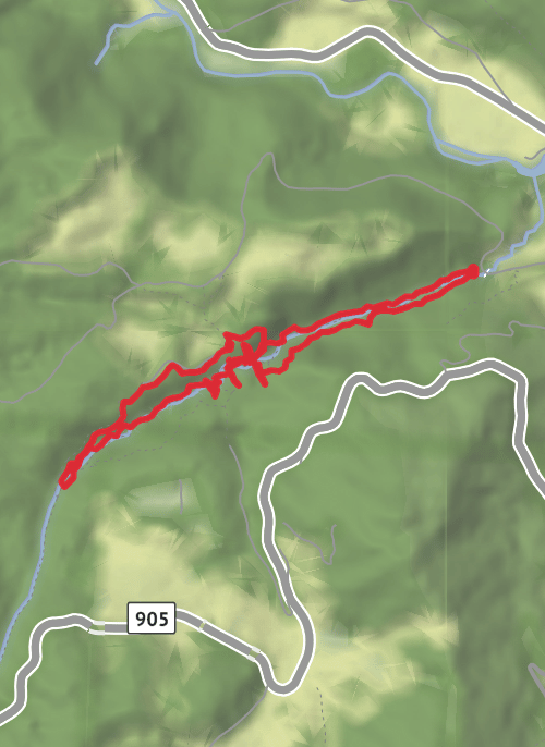 Hike from Krnica mobile static map