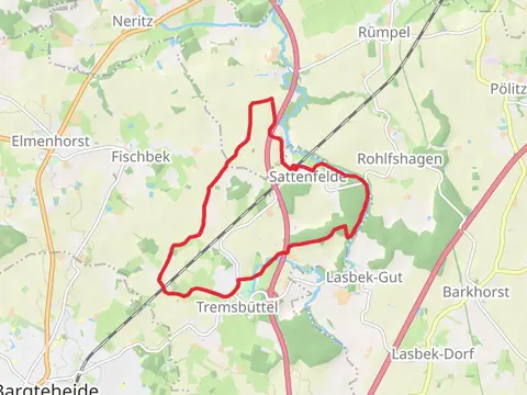 Suederbeste via Rund um Bargteheide and Strecke S1