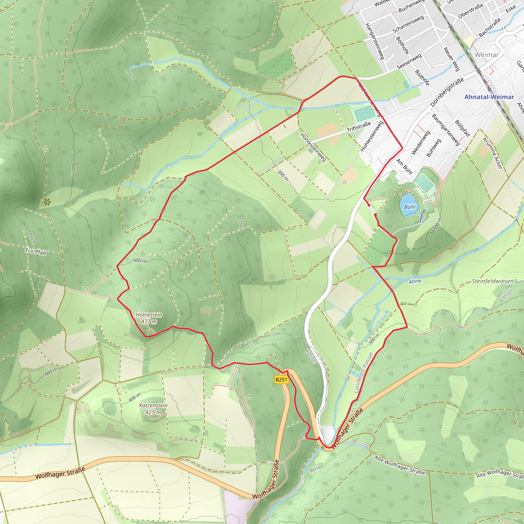 Ahnatal - Hohlestein Pfad and Maerchenlandweg | Kassel | Germany