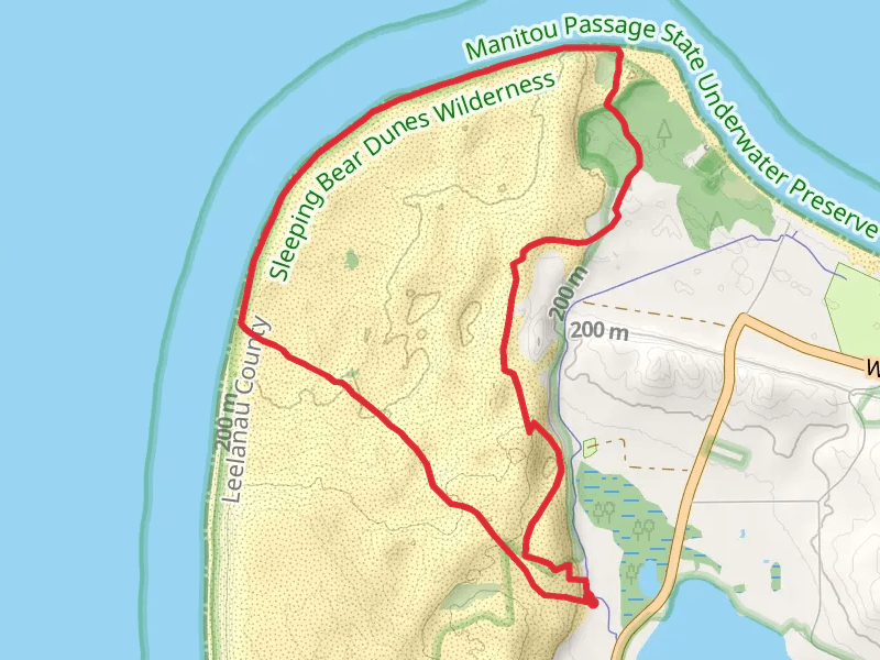 Dune Trail and Sleeping Bear Point Loop Trail
