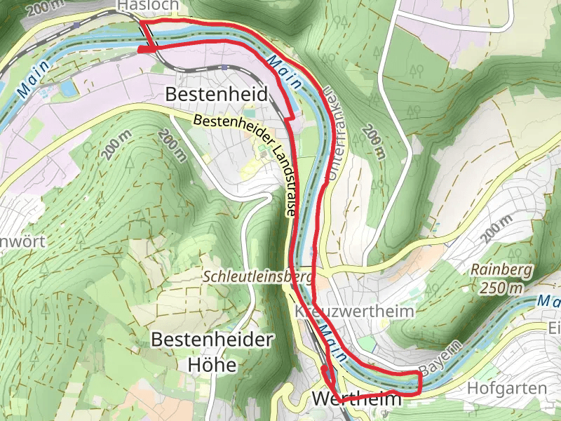 Main via Heunweg and Mainweg Teil 7