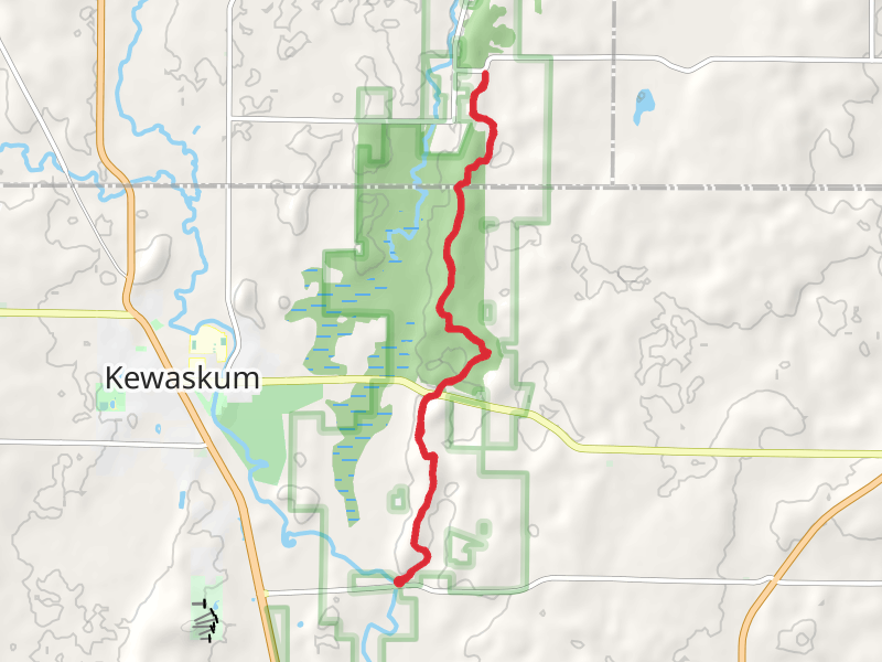 Ice Age Trail from County Road H