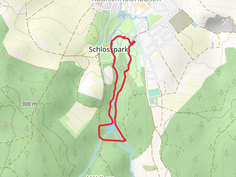 Erdfeld-Teich, Buetteich and Rulfbach Loop