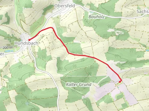 Hundsbach to Jugendzeltplatz Gut Erlasee Walk