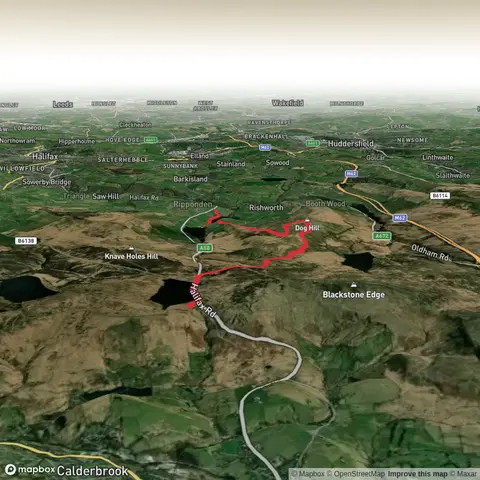 Whitehouse, Dog Hill and Ryburn Reservoir