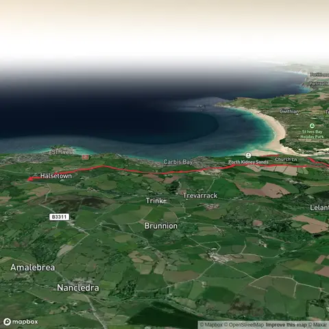 Porth Kidney Sands, Lelant, Carbis Bay and St Ives
