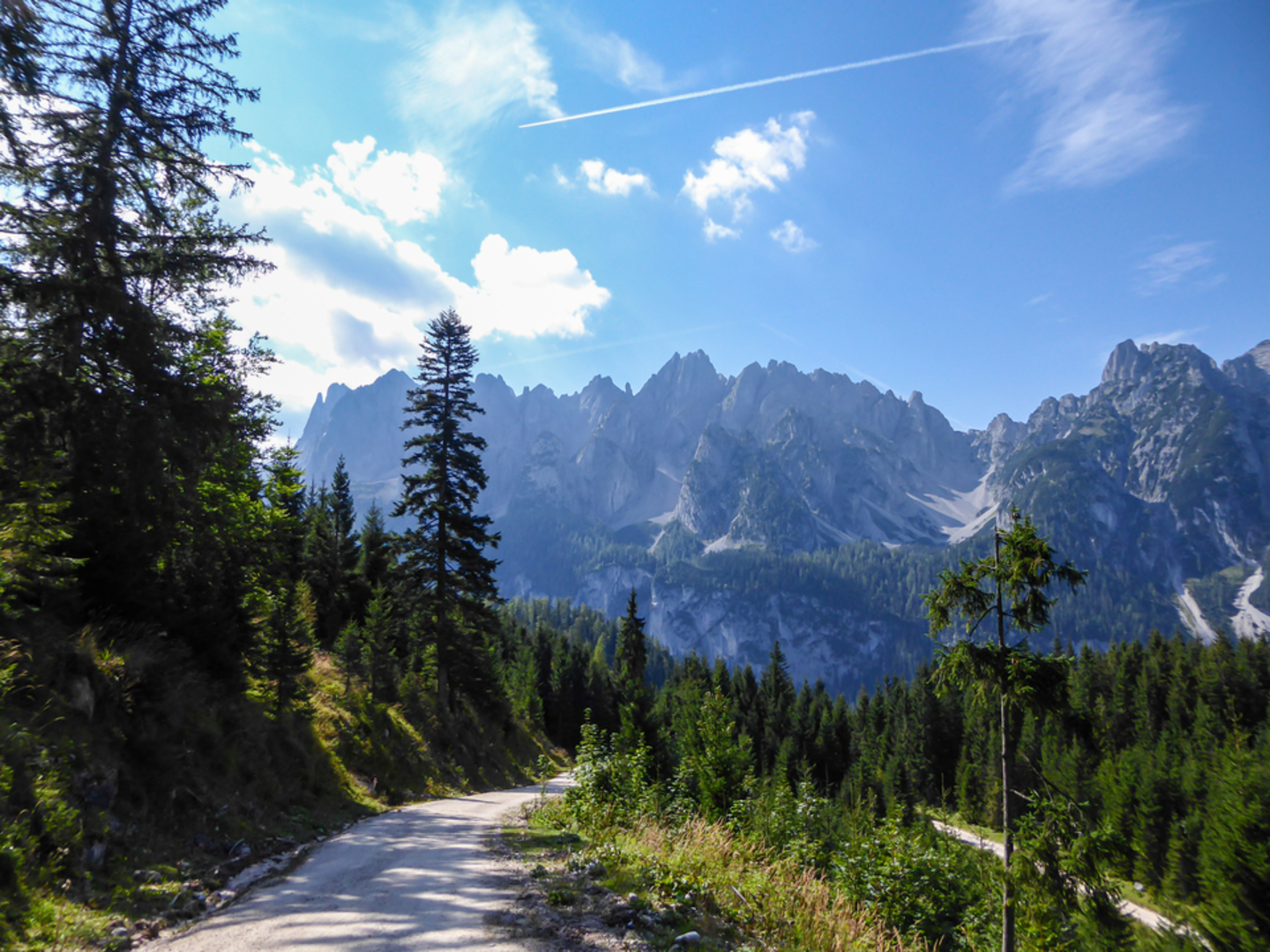 An image depicting the trail Gosaubach Trail and its surrounding area.