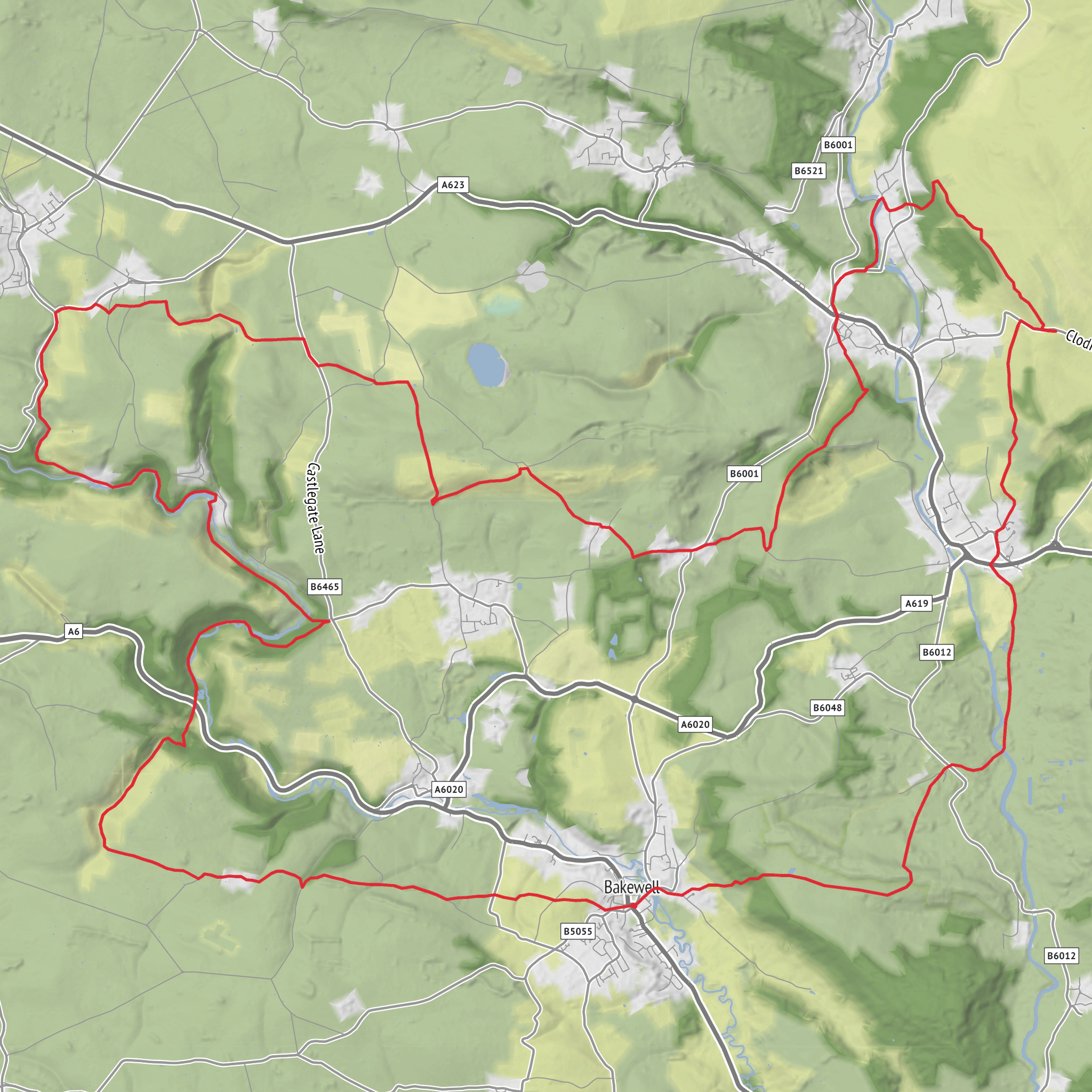 The Pride of the Peak mobile static map