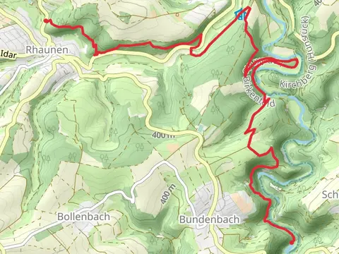 Reinhardtsmuehle to Rhaunen via Saar-Hunsrueck Steig